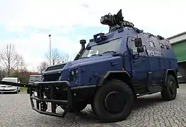 The first of two Saxony State Police Survivor R Sonderwagen 5