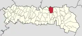 Location in Ialomița County