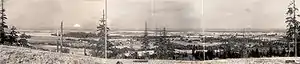 The skyline of Scappoose circa 1929