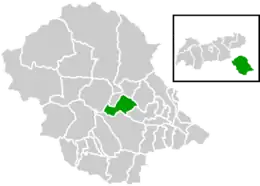 Location within Lienz district