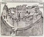 Castle of Hohenlandsberg [de] before its demolition in 1554