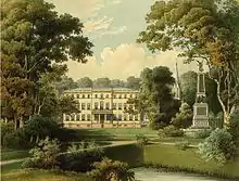 Schloss Tamsel in 1860