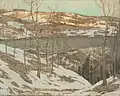 Across the River (1904) Carnegie Museum of Art. Winner of the 1904 Carnegie Prize