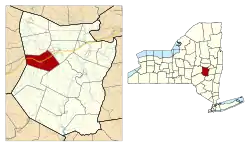 Location in Schoharie County and the state of New York.