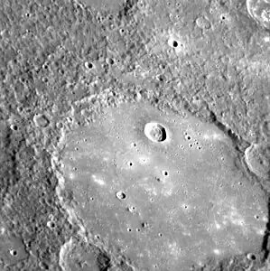 Oblique MESSENGER image