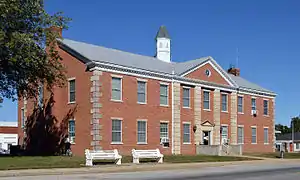 Schuyler County court house in Lancaster