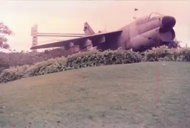 On the lawn of the science park in 1996