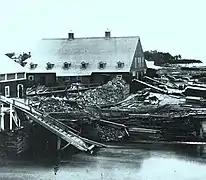 Hamilton Sawmill, Hawkesbury, around 1859.