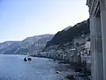 Houses on the water in Scilla