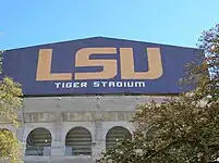 North End Zone scoreboard