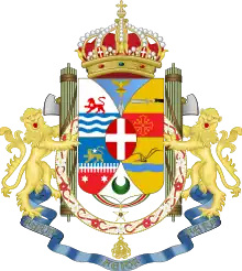 Coat of arms of Italian East Africa from 1938 to 1941.