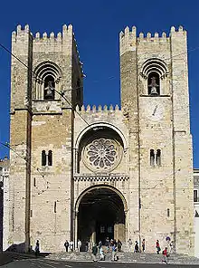 Fortified Lisbon Cathedral, Portugal