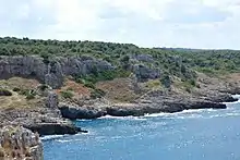 Salento coast line