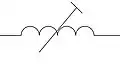 Trimmer variable inductor