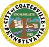 Official seal of Coatesville, Pennsylvania