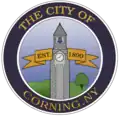 Seal of the City of Corning