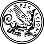 modern unicipal seal of Heraklion, Greece