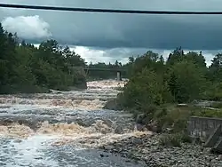 West River Falls, where the West River empties into the Northwest Arm.