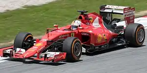 Sebastian Vettel at the 2015 Malaysian Grand Prix