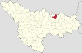 Location in Timiș County