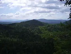 A view of Second College Grant from the Diamond Peaks Trail