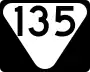 State Route 135 marker