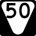 State Route 50 marker