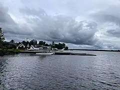 Seaplanes at private docks, Chemin de la vigilance