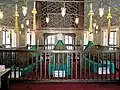 View of the tombs inside the mausoleum