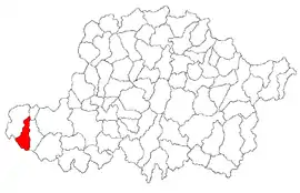 Location in Arad County