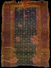 Seljuq carpet, 320 by 240 centimetres (126 by 94 inches), from Alâeddin Mosque, Konya, 13th century