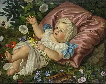 Child Among the Flowers