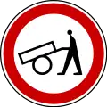 II-17Forbidden for human-powered vehicles