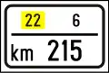 III-24Marker of the section of the county road