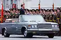 Ex-Defense Minister of Russia Sergei Ivanov standing on a ZIL-41044 at the 2004 Moscow Victory Day Parade.