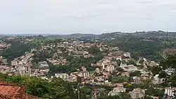 A view of Serra Negra from the Morro do Mirante