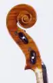 Sesto Rocchi  violin scroll 1975