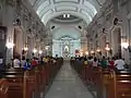 View of the nave with main altar