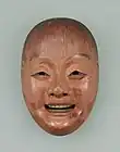 Noh mask of the shōjō type. 15th or 16th century. Deemed Important Cultural Property.