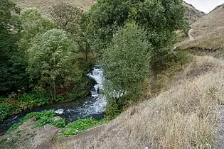 Scenery around Shaki river