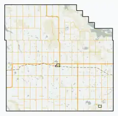 Rural Municipality of Shamrock No. 134 is located in Shamrock No. 134