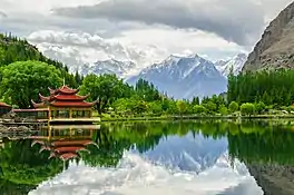 Shangrila Lake and adjoining resort