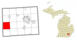 Location within Washtenaw County