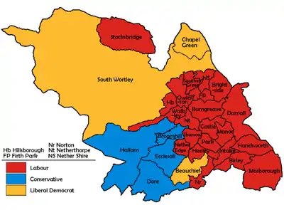 1991 results map