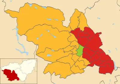 2007 results map