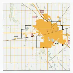 Rural Municipality of Sherwood No. 159 is located in Sherwood No. 159