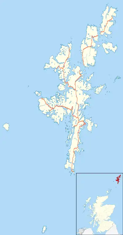 Cunningsburgh is located in Shetland