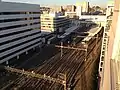 An overview of the station platforms in December 2012