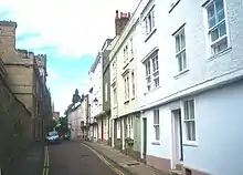 Ship Street, with Jesus College on the left.