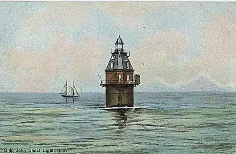 Light shown in a pre-1914 postcard